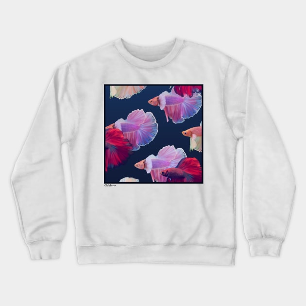 Betta Tester Crewneck Sweatshirt by greenishsapphire